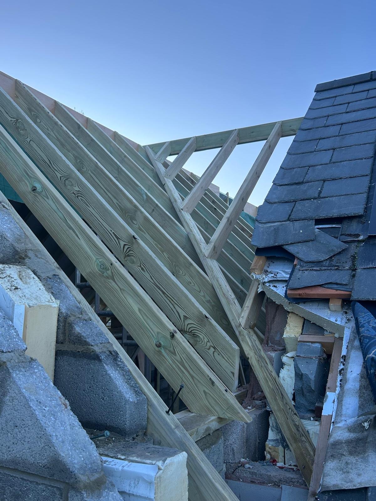 Timber Framing 4 by Mallinson Carpentry in Devon